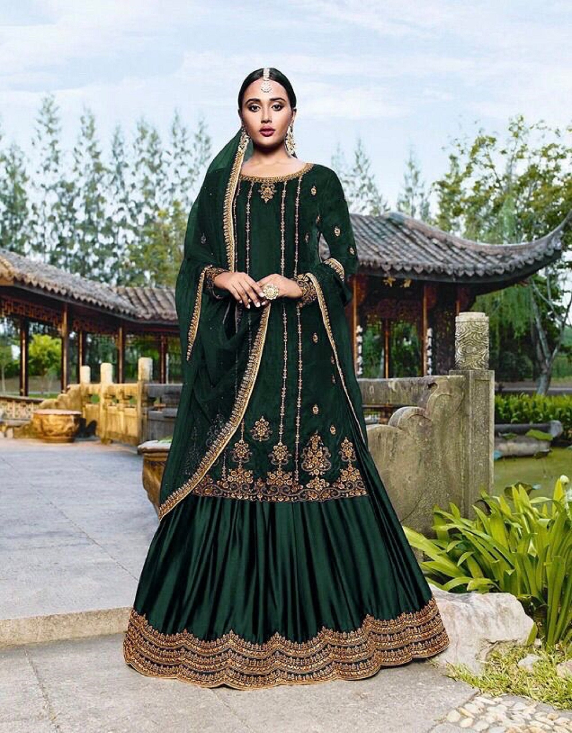 Update more than 94 long kurti lehenga ki design - thtantai2