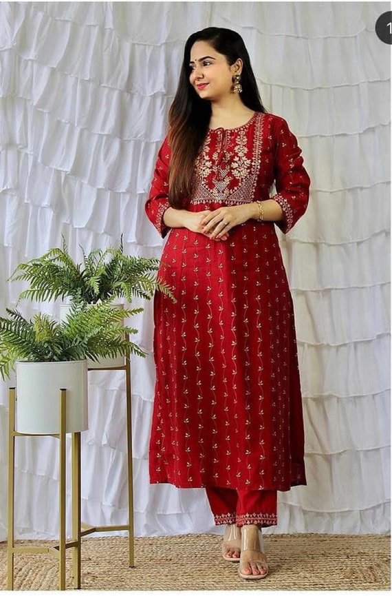 2 colour kurti
