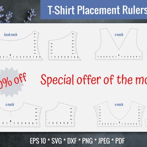 Download T Shirt Placement Ruler Svg T Shirt Alignment Tool Svg Ruler Etsy