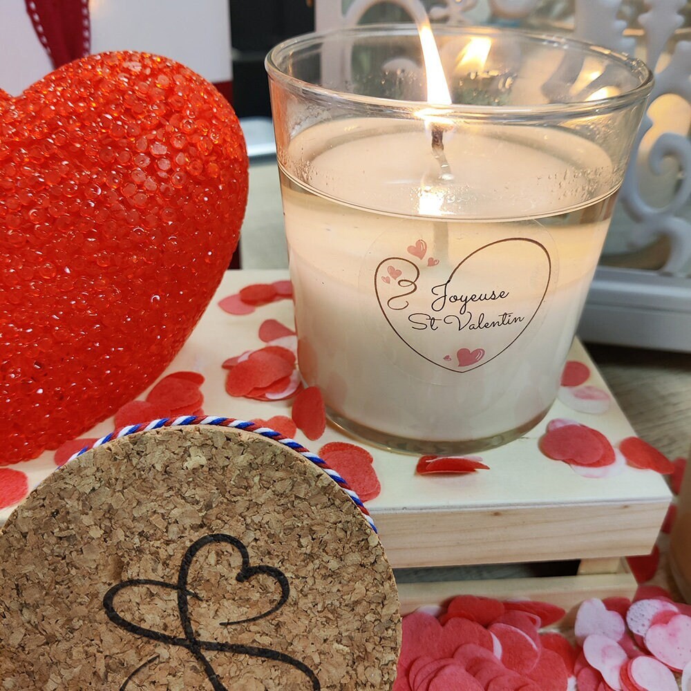 Ma Bougie St Valentin | +-80H Parfum Au Choix