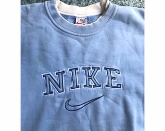 nike sweater baby blue