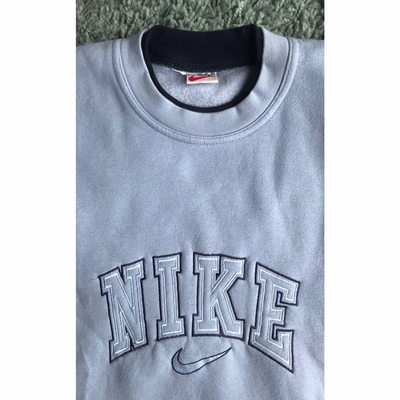 Nike spellout sweatshirt | Etsy