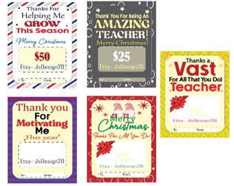 Christmas Teacher Gift Card Holder| Gift| Gift Card| Christmas Gift| Cute Gift| Gift Card Idea| Special Gift | Gift Card Holders