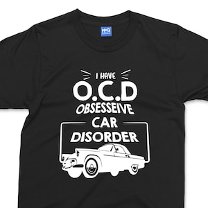 私は強迫性障害を持っています。強迫性障害の車障害Tシャツ。メカニックモーター。面白い誕生日プレゼント。強迫性障害の車障害Tシャツ。車、ガソリンヘッドトップ。ギフト