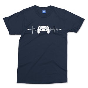 Heartbeat Gaming T-shirt Game Inspired controller Top - Mens & Kids Sizes Gamer Tee