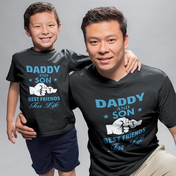 Father Son Best Friends For Life Fist Bump Matching T-Shirts Father Son Best Friends For Life Fist Bump Matching T-Shirts