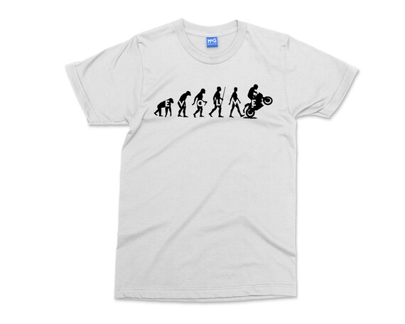 Motorbike evolution t shirt Clearance