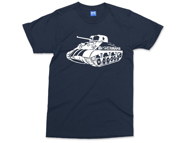 Sherman Tank T-shirt Military Gift 