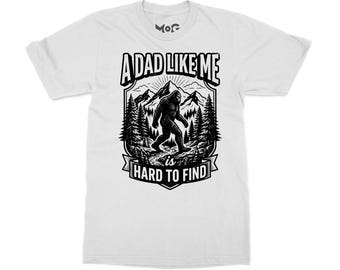 Bigfoot Dad T-shirt, Retro Sasquatch Father's Day Tee, Dad Joke Shirt