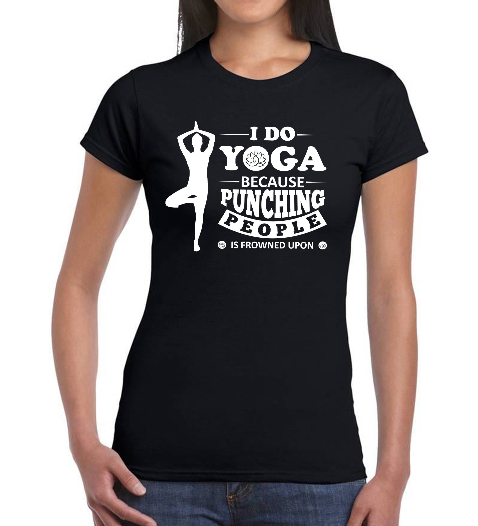 Funny Yoga T shirt Yoga Gifts Fitness Exercise Shirt | Etsy