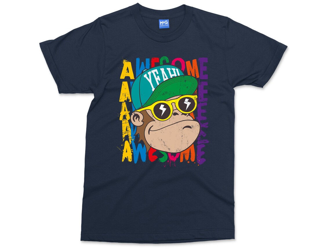【SATIIIZ】Monkey Pigment Short-Sleeved T-Shirt il_1080xN.3860563515_g8ka.jpg