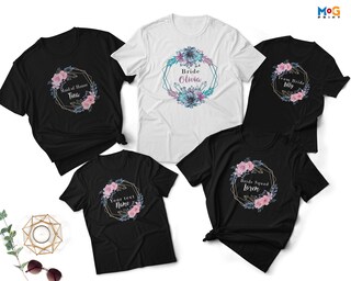 Maglietta Sposa Team Bride – Addio Al Nubilato Con Stampa Cuore E Lettere, Cotone Poliestere, Vestibilità Regolare, Top Casual Per Sposa E Damigelle