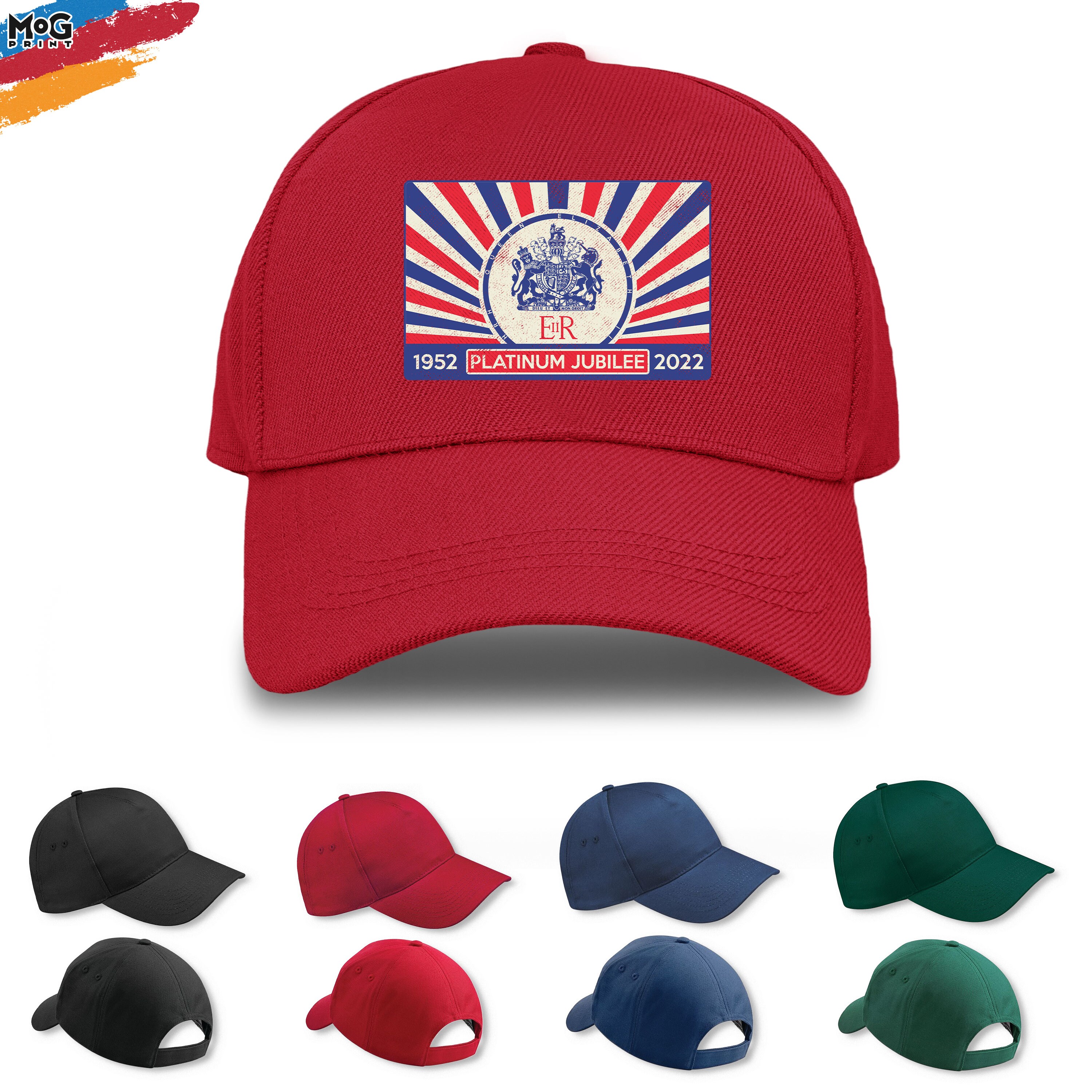 Discover RIP Queen Elizabeth Jubilee Cap | Queen Elizabeth II Tribute | 70th Year Reign 1952 Queens Platinum Jubilee 2022 | Union Jack Hat UNISEX