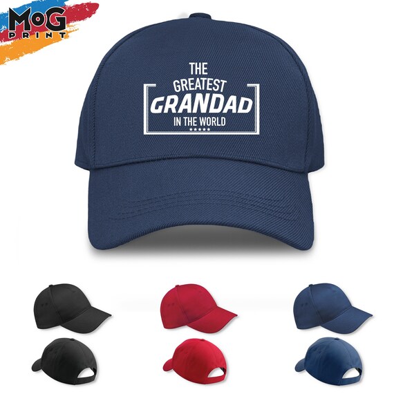 Grandad Gift Cap | Funny Grandpa Hat | Best Grandfather Baseball Cap | Father's Day Dad Birthday Gift Idea | Gift for Grandad Mens Adult Hat