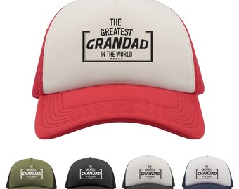 Personalised baseball cap embroidered with text