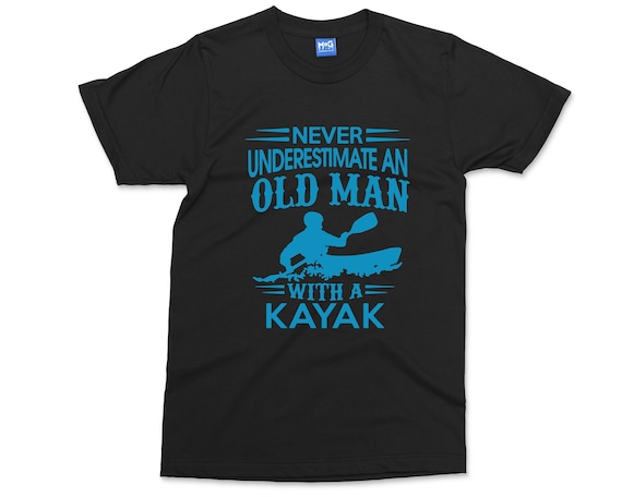 Kayak me fait humide Tee Drôle KAYAK cadeau Vintage rétro Homme T-shirt en coton 