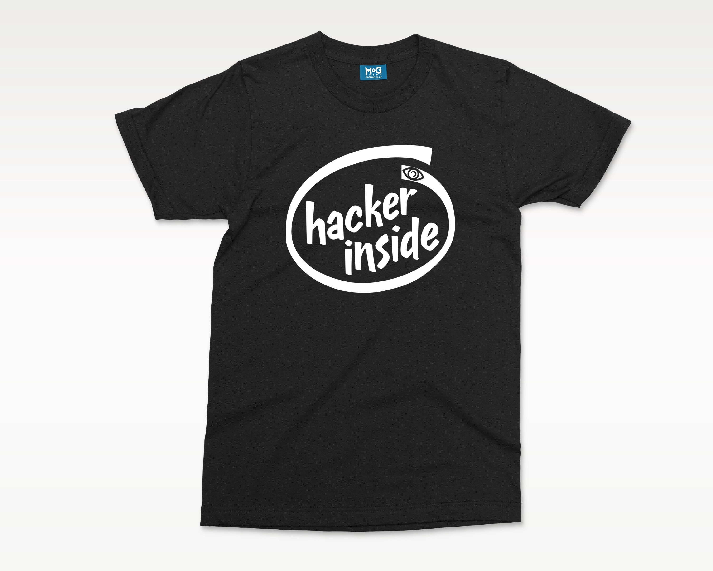 Hacker Inside Tshirt Computer Hacker Coder Gift Hacking Etsy