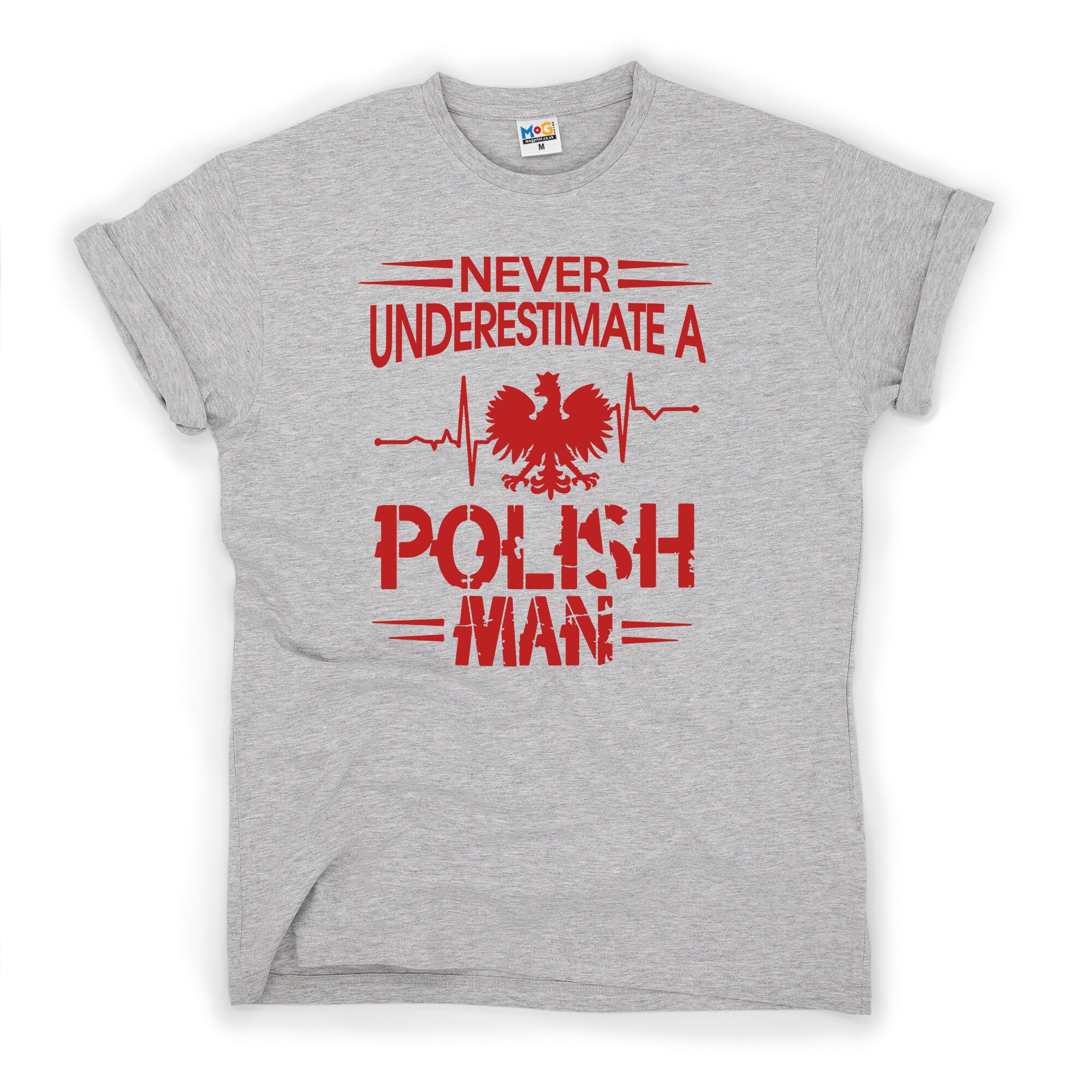 Polnischer Mann TShirt Never Underestimate a Polish Man Shirt Etsy