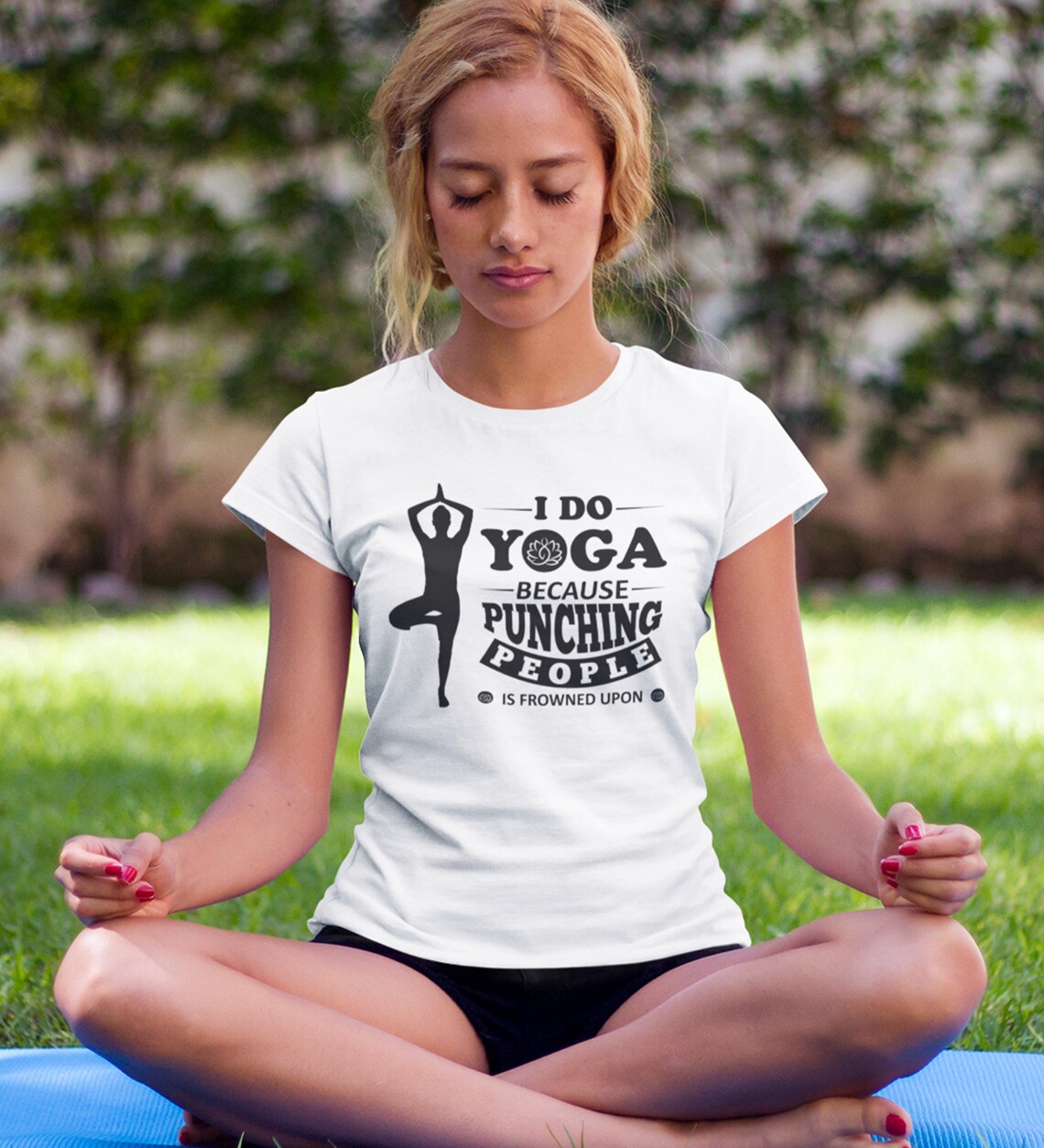 Funny Yoga T shirt Yoga Gifts Fitness Exercise Shirt Etsy