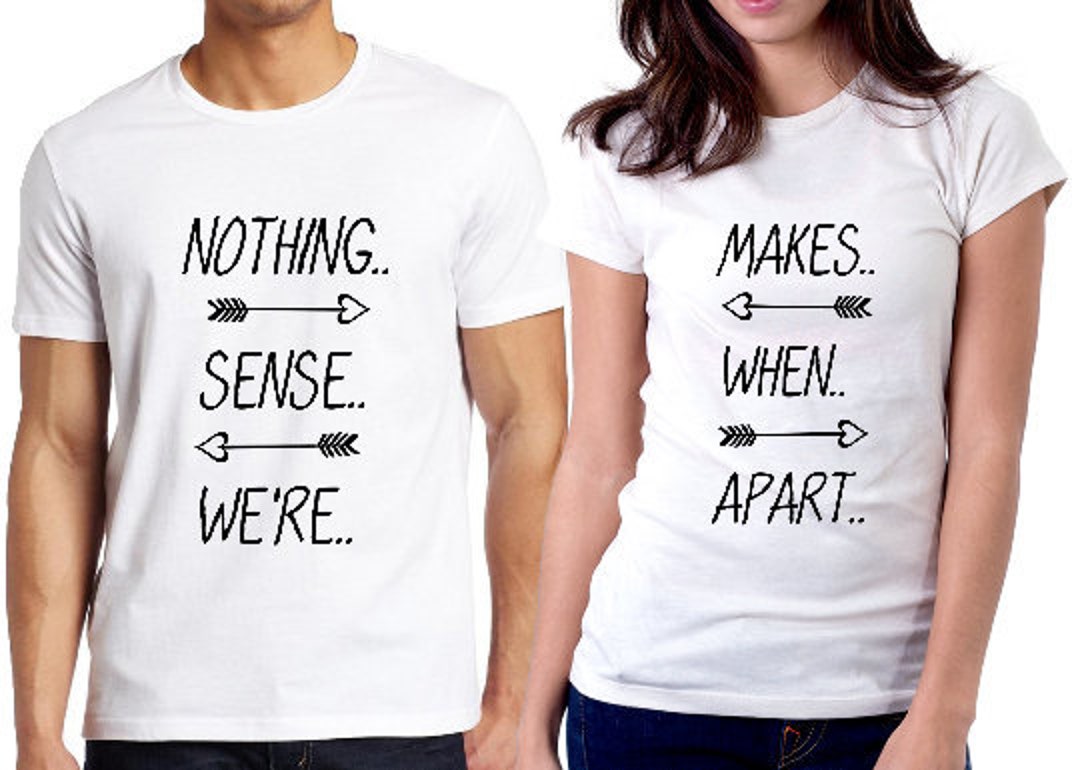 Lustiges Paar Passendes TShirt Süße Liebe Passende TShirts Mann und