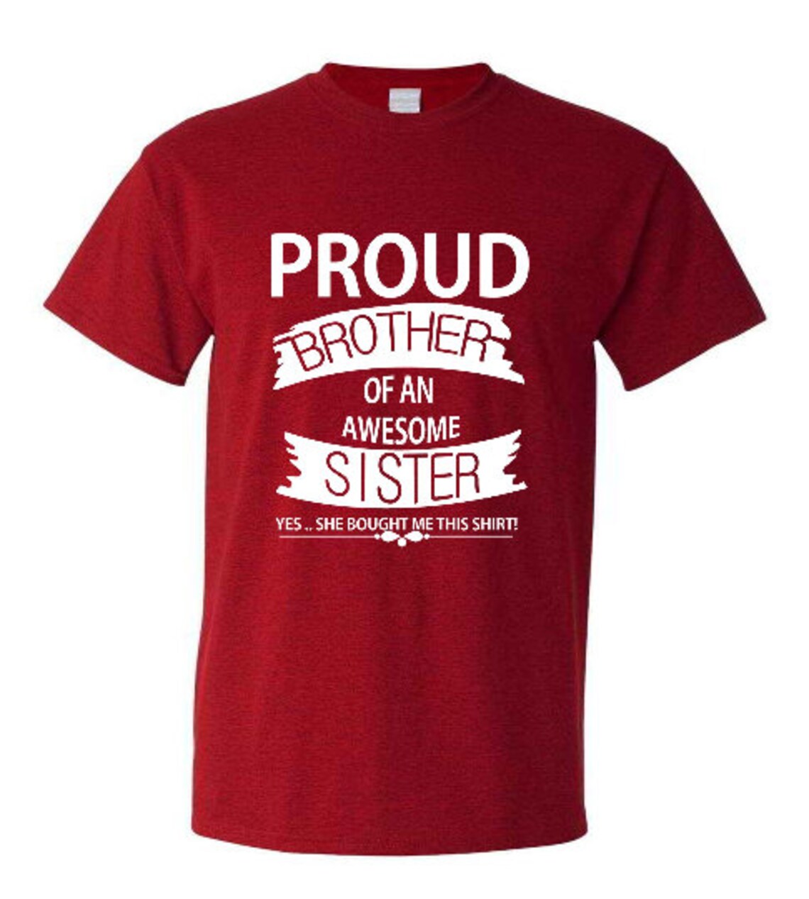 Funny Brother Tshirt Brother Gift From Sister Brother Etsy