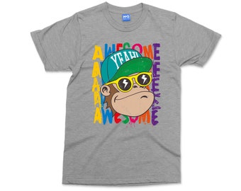 Buy Awesome Cool Monkey T-shirt Amazing Funny Funky Monkey Shirt