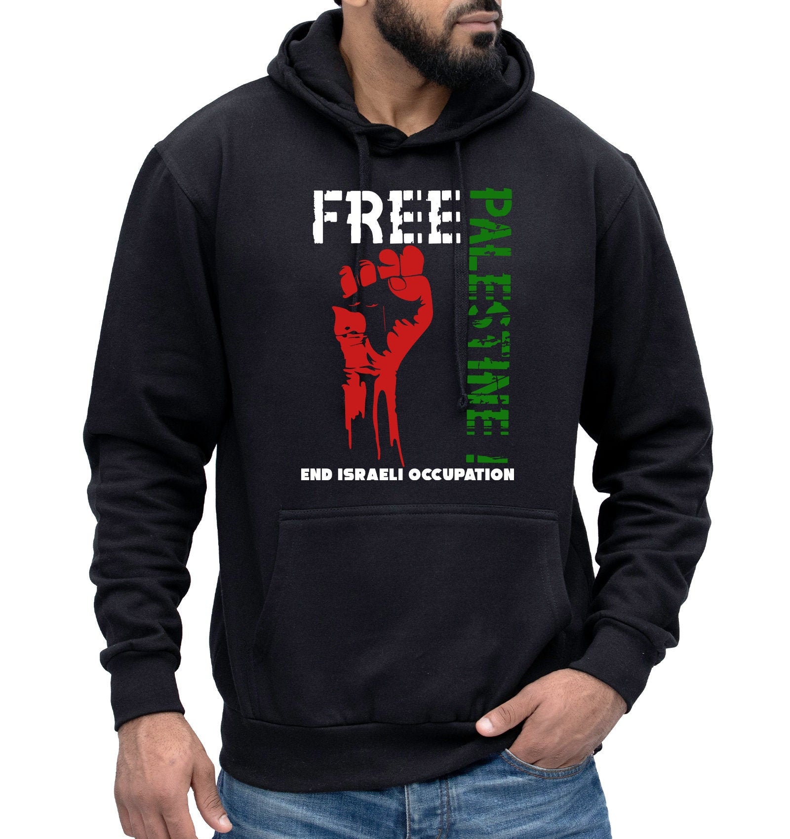 FREE GAZA PALESTINE  FREEDOM HOODIE SWEATSHIRT JUMPER ALL SIZES