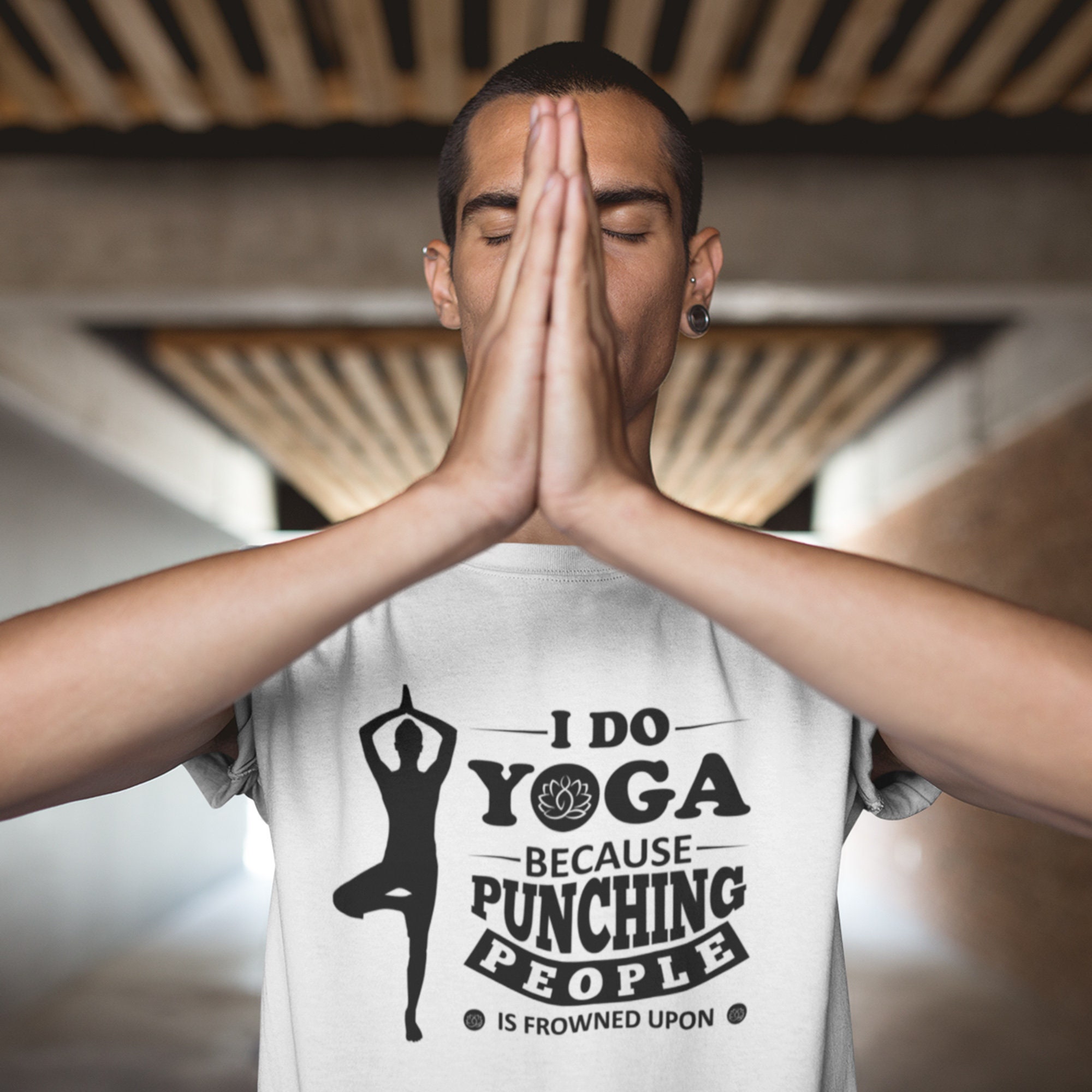 Funny Yoga T shirt Yoga Gifts Fitness Exercise Shirt Etsy