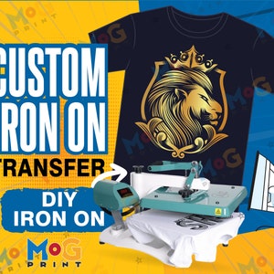 Transferencias de calor listas para presionar, transferencia de prensa de calor de plancha personalizada, prendas de vestir de camisetas personalizadas para planchar, parche de logotipo de vinilo para planchar, impresión DTF