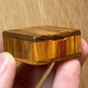 Wee Small Canarywood Box