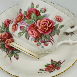 Royal Albert Centennial Rose Fine Bone China Teacup Set