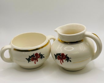 Hycroft China Sucrier et crémier Henry Veiner Ensemble promotionnel