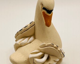 Artesania Rinconada UruguayVintage Swan Figurine