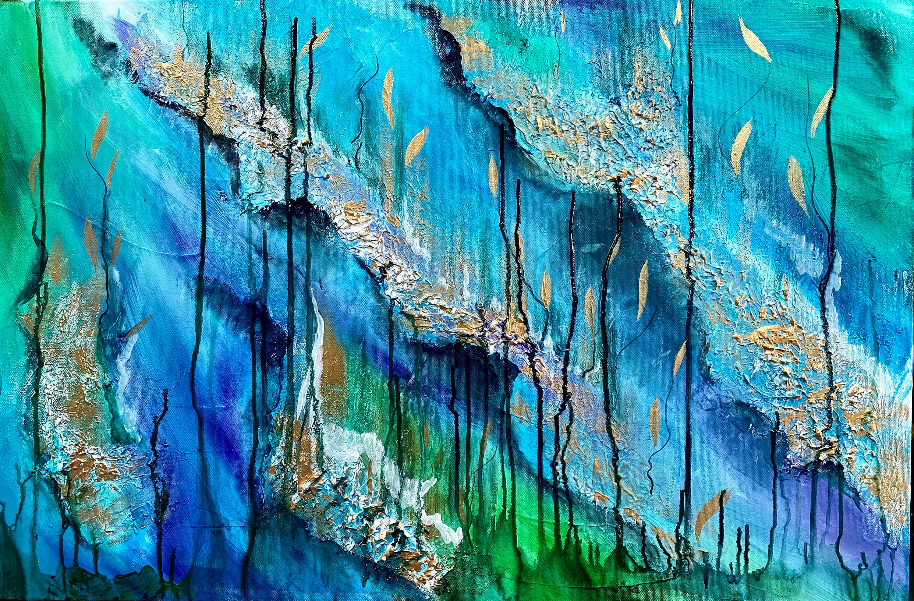 20x30 Inch Original Acrylic Abstract Painting - Dreamscape - Etsy