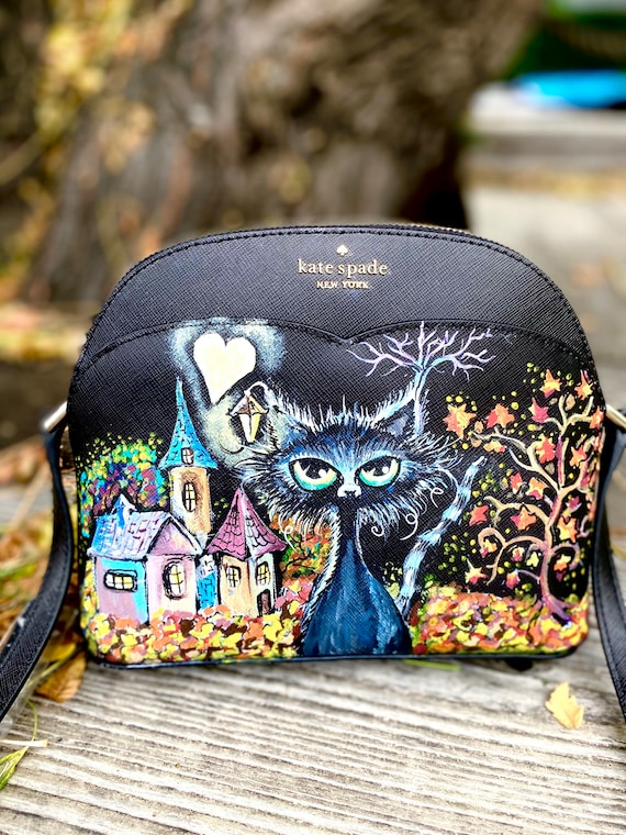 custom painted purse