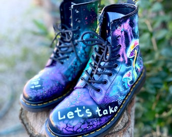 Custom Painted Dr Martens Boots - Etsy Custom Painted Dr Martens Boots - Etsy