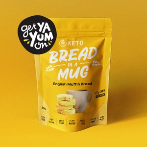 Keto 90 Sec English Muffin Bread Mix in a Mug
