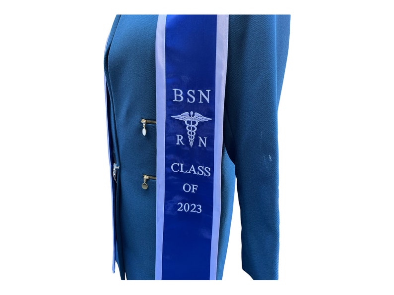 Custom Embroidery Graduation Stole for Nursing Class of 2023 Etsy