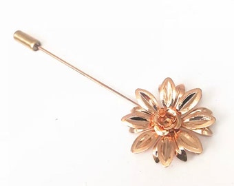 Rose Flower Lapel Pins / Wedding groom boutonniere