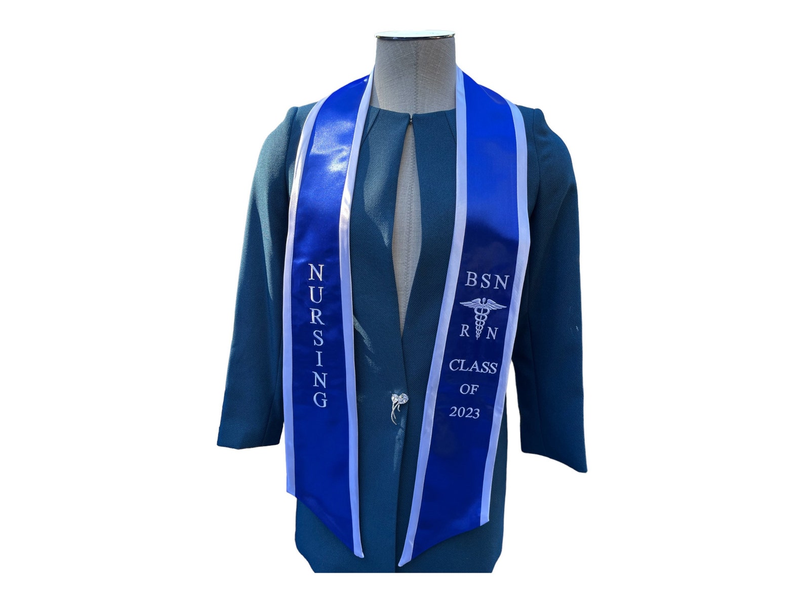 Custom Embroidery Graduation Stole for Nursing Class of 2023 Etsy