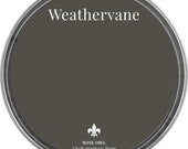 WEATHERVANE Dark Grey Brown Wise Owl Chalk Synthesis Paint 16oz Tin UK stockist