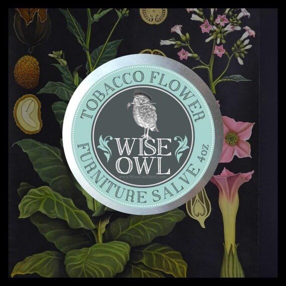 Tobacco Flower Scented Furniture Salve, Hemp Oil & Wax