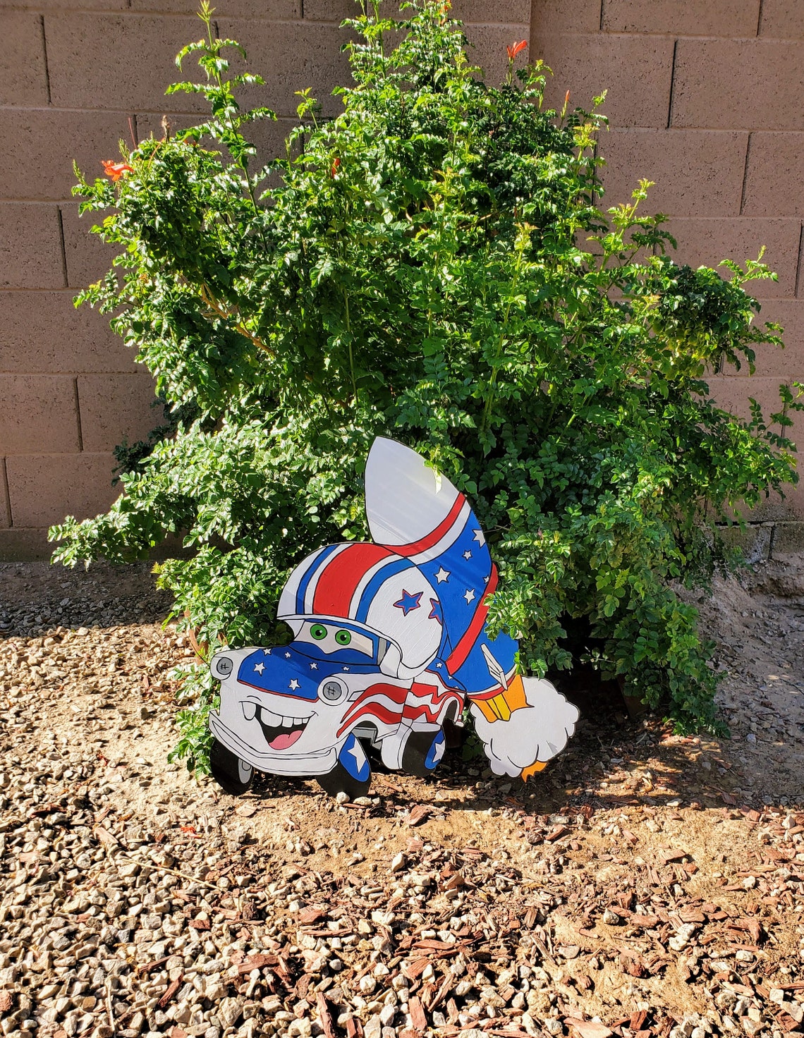 Tow Mater Patriotic 4th of July Yard Display Etsy