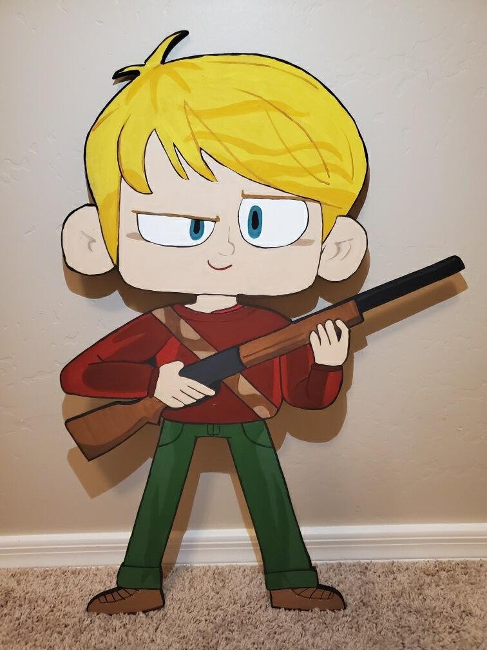 Home Alone Christmas Wood Cutout Etsy