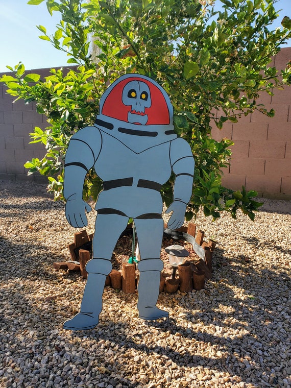 Spooky Space Kook Halloween Cutout Villain From Scooby Doo Etsy Sweden