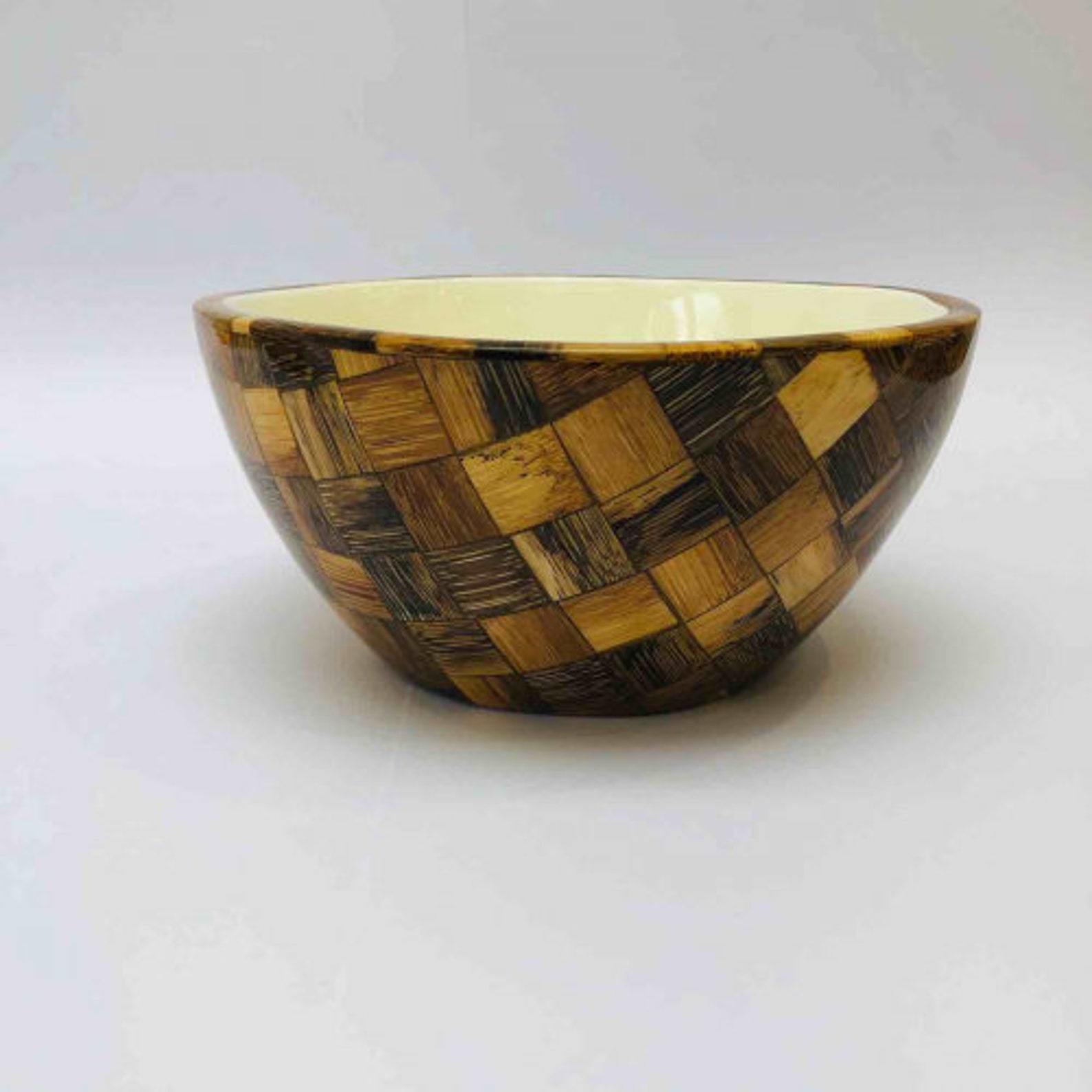Bamboo Fruit bowl 20 x 10 Etsy