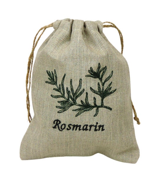 Linen Natural Herb Bags - Set of 6, Eco Friendly ,zero Waste
