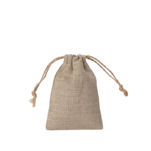 Linen small bag, ECO, ZERO WASTE, natural linen, bread bags, pure linen, jewerly, herbs