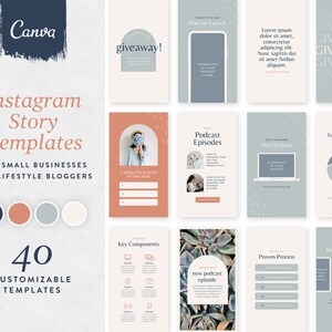 Instagram Template Canva | Instagram Story Templates | Canva Templates for Coaches | Social Media Templates | Business Coaching | Engagement