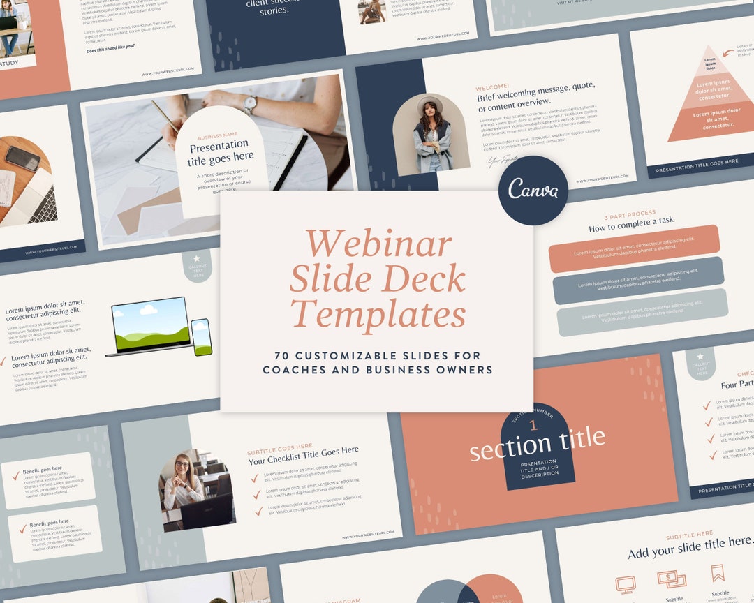 inar Slide Deck Canva Slides Presentation Templates Online Course inar Slides Masterclass